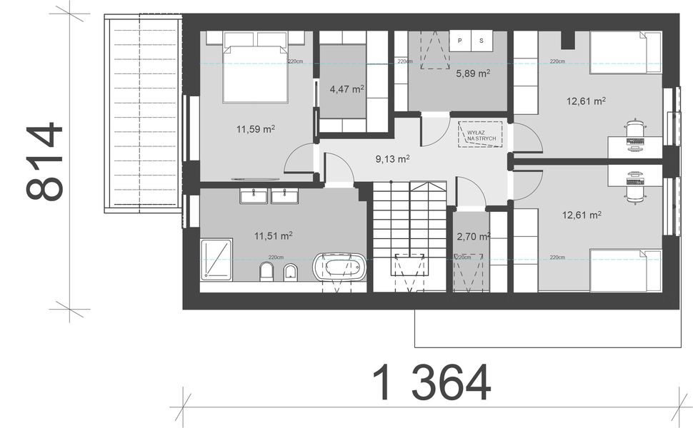 Poddasze projektu uA447