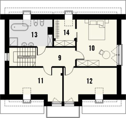 Poddasze projektu Krajobrazy 55