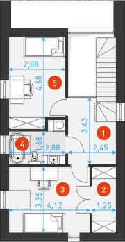 Poddasze projektu Nordic P70 1