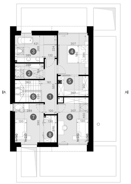 Poddasze projektu HomeKoncept 134
