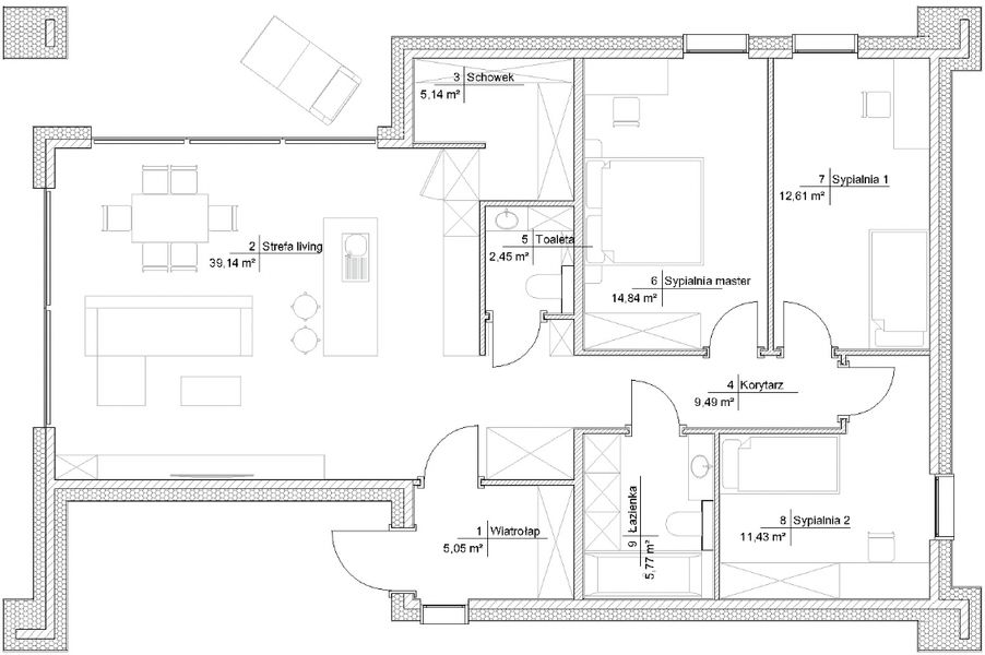 Parter projektu Dom prefabrykowany DEX106