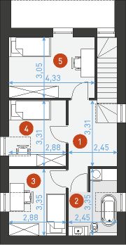 Poddasze projektu Nordic P70 2