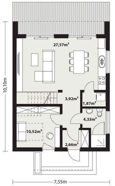 Parter projektu Zuza 2 drewniana