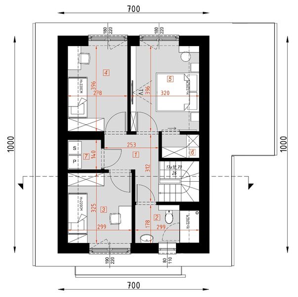 Poddasze projektu D436