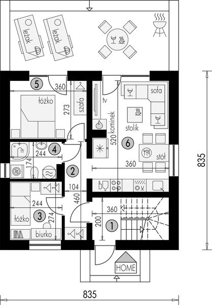 Parter projektu Z poddaszem 8