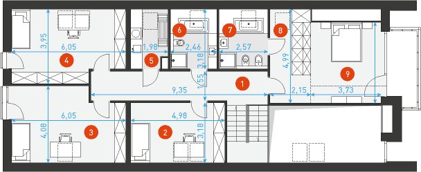Poddasze projektu Idealny 1A