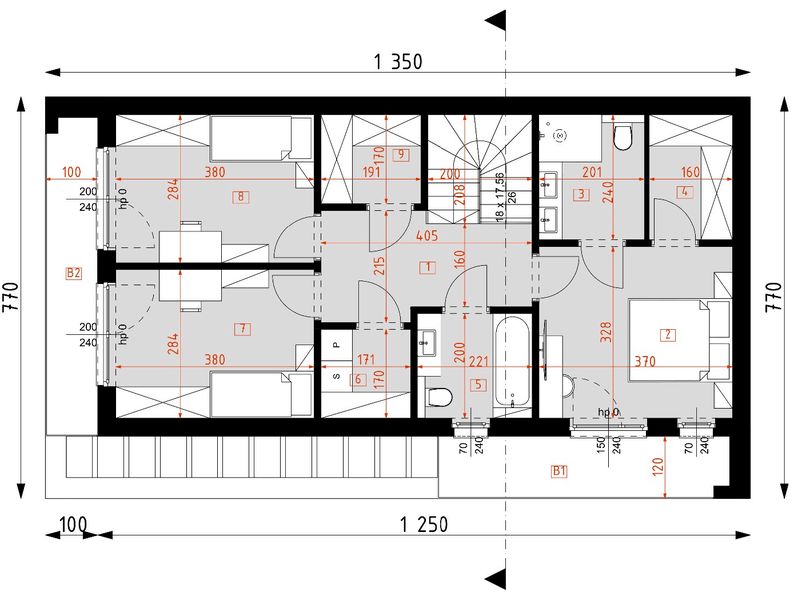 Piętro 1 projektu D438