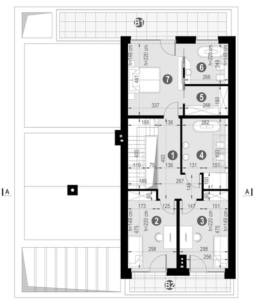 Poddasze projektu NewHouse 790 w3