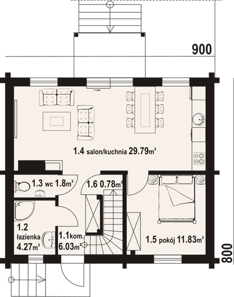 Parter projektu Łącko dw 9