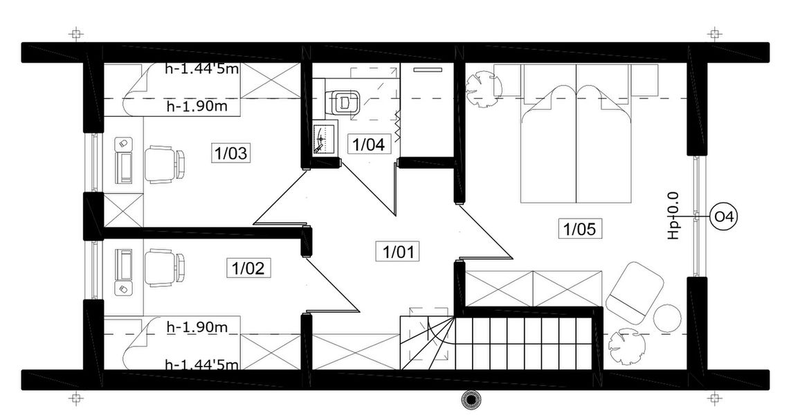 Poddasze projektu Jaskółka XL 4