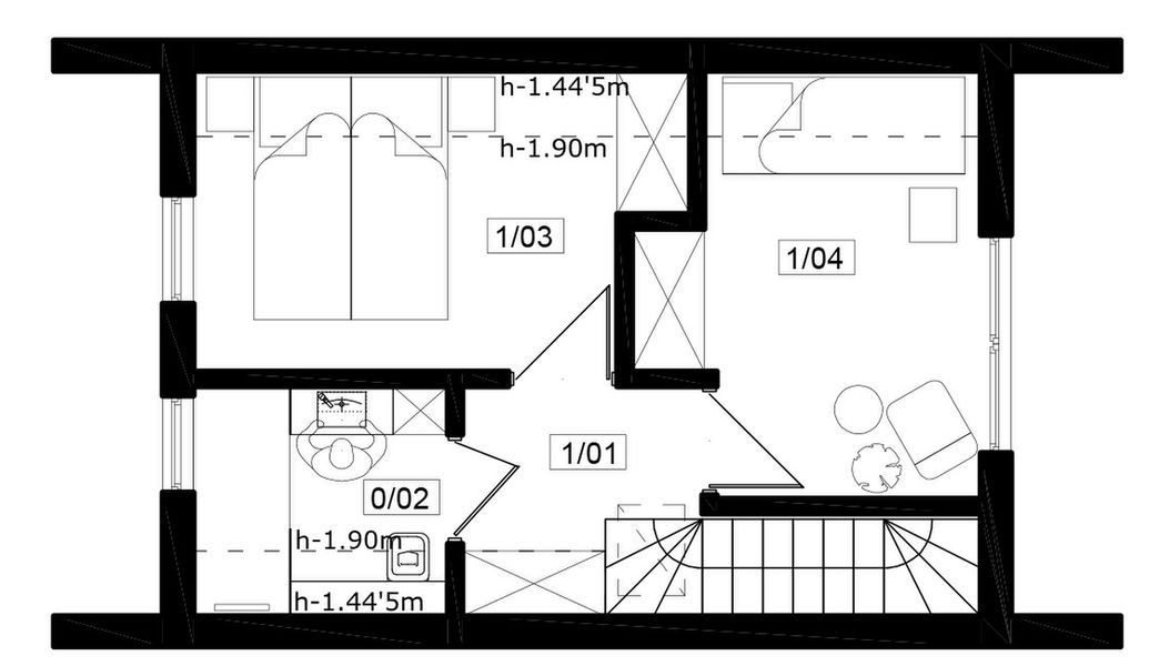 Poddasze projektu Jaskółka 5