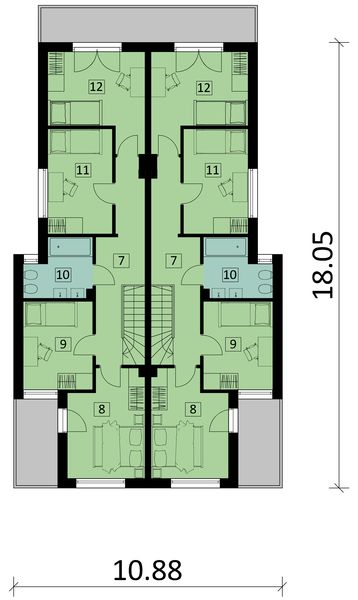 Piętro 1 projektu Ka284