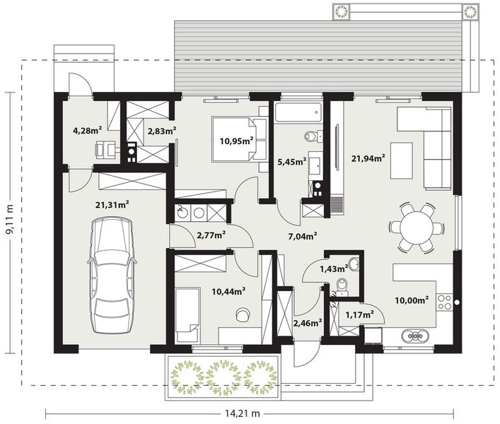 Parter projektu Galia 2 drewniana
