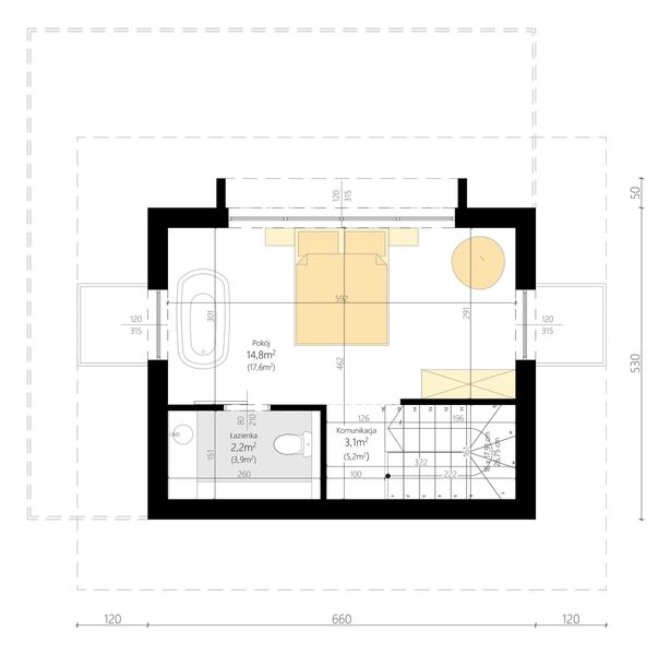 Poddasze projektu Nasz Domek