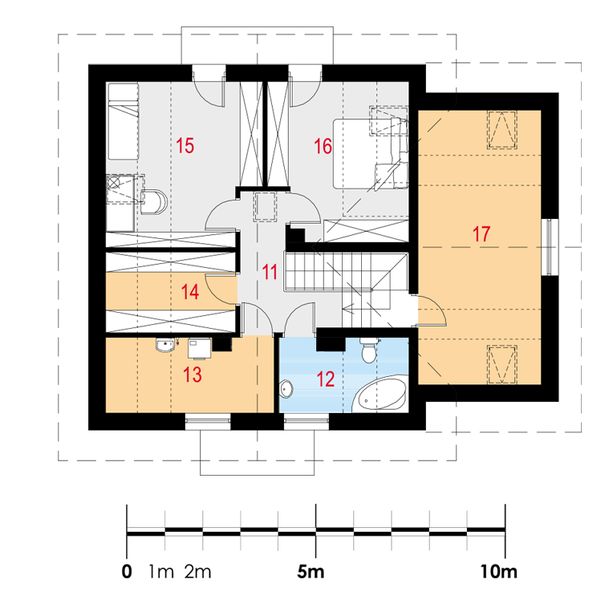 Poddasze projektu Tutelaris I G1