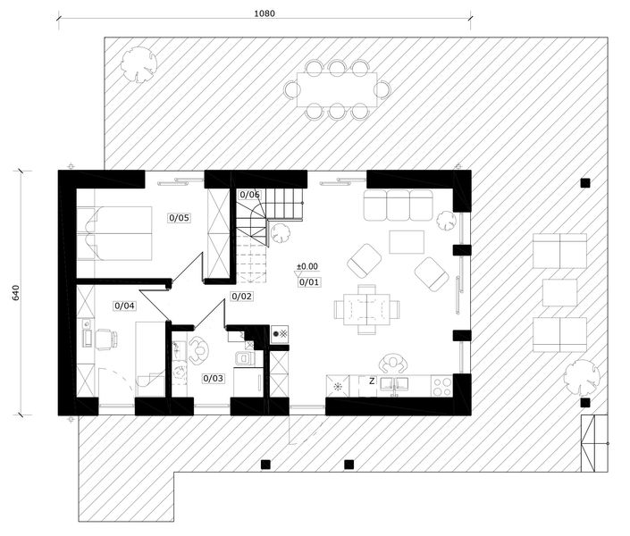 Parter projektu Mazury - murowany