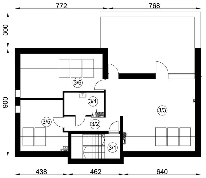 Poddasze projektu B-472