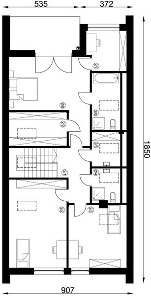 Poddasze projektu N-175