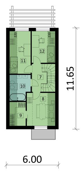 Poddasze projektu Ka187