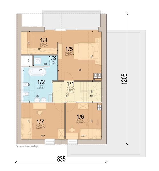 Poddasze projektu Vincent 4