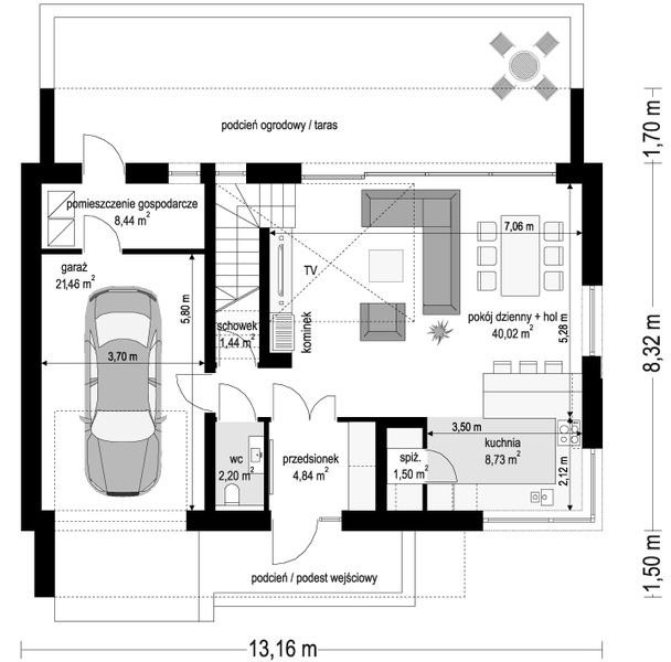 Parter projektu Dom na zgrabnej 2