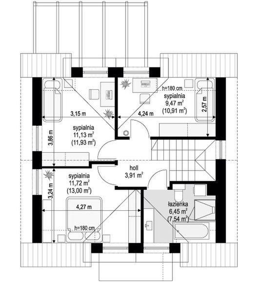 Poddasze projektu Przyjemny