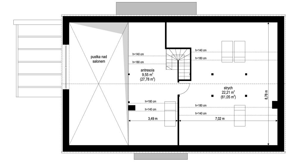 Antresola projektu Wymarzony 8 B