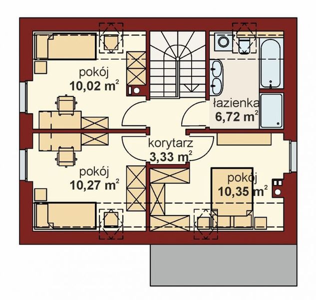 Poddasze projektu Domena 207 C