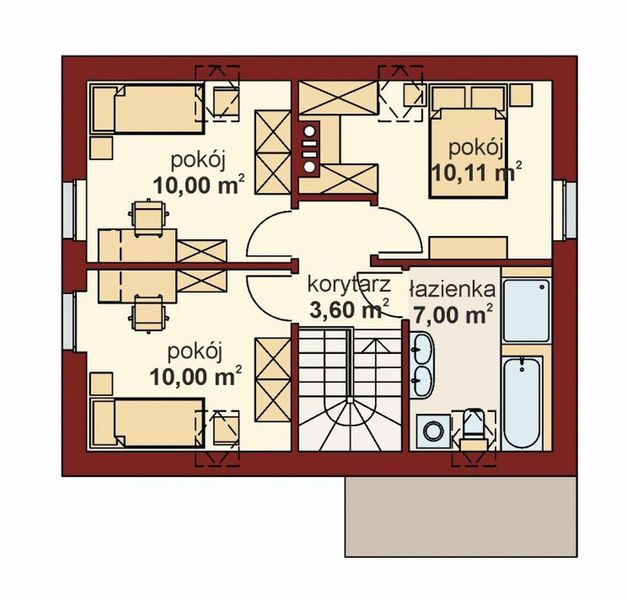 Poddasze projektu Domena 207 C3