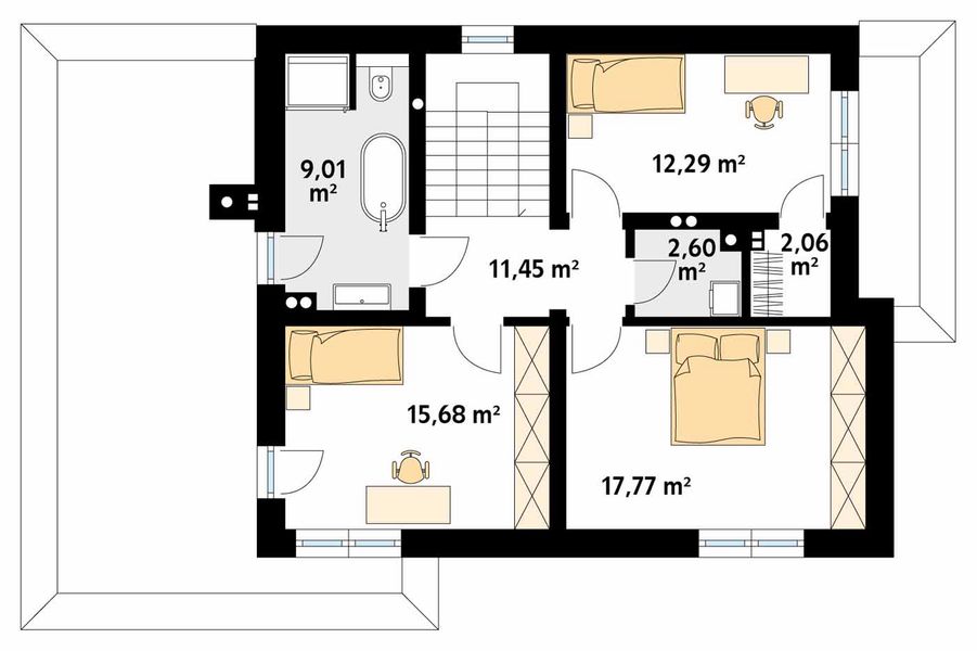 Piętro 1 projektu Fen