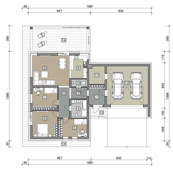 Parter projektu Ronin 1 black-red