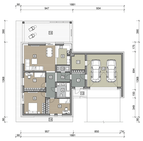 Parter projektu Ronin 1 black-white