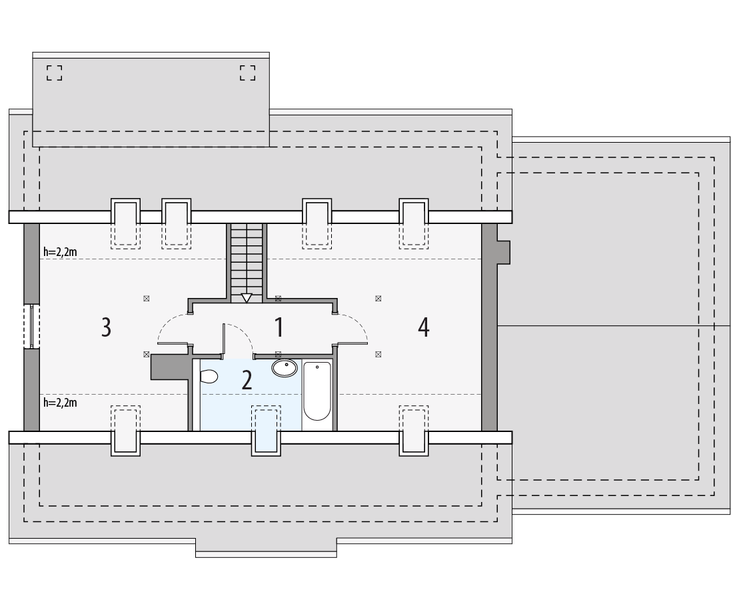 Poddasze projektu Elsa 3a