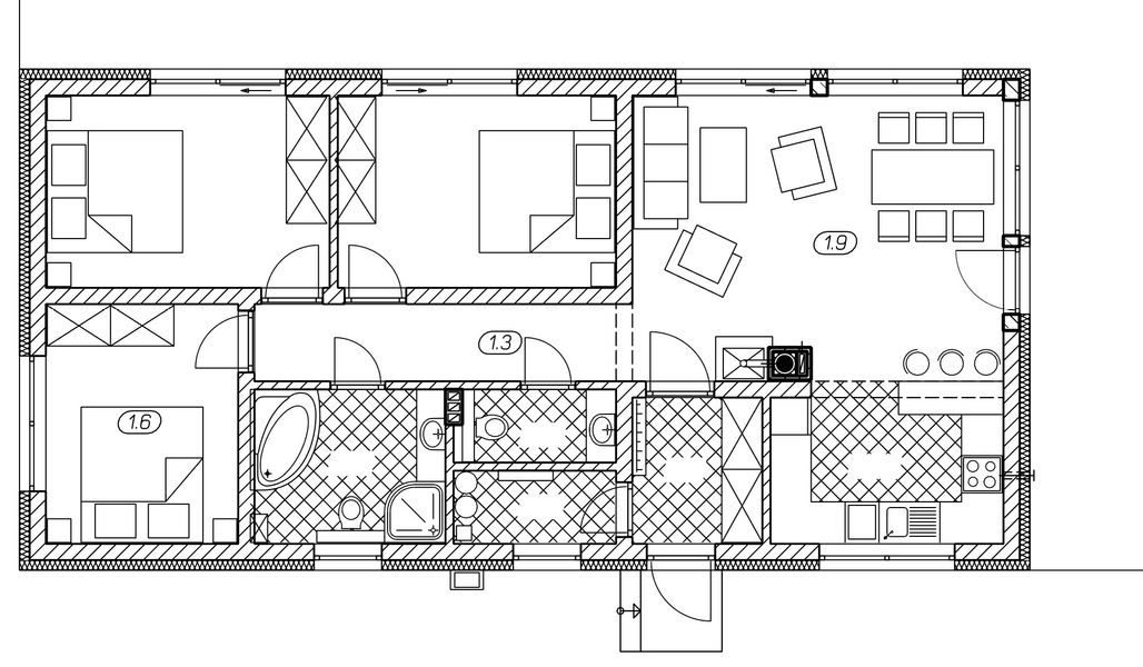 Parter projektu L-236 murowany