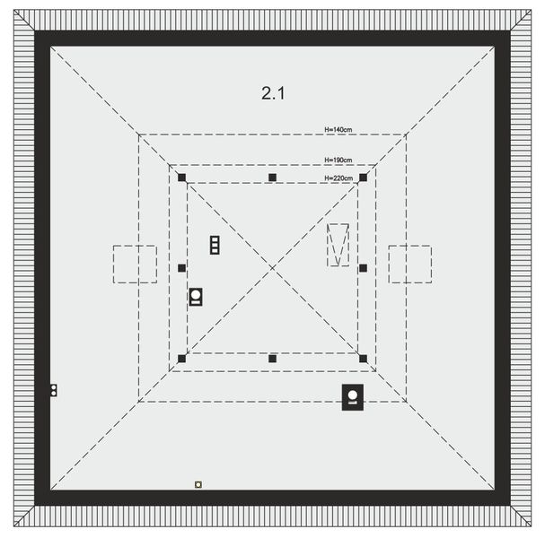 Poddasze projektu Tryton 7 B