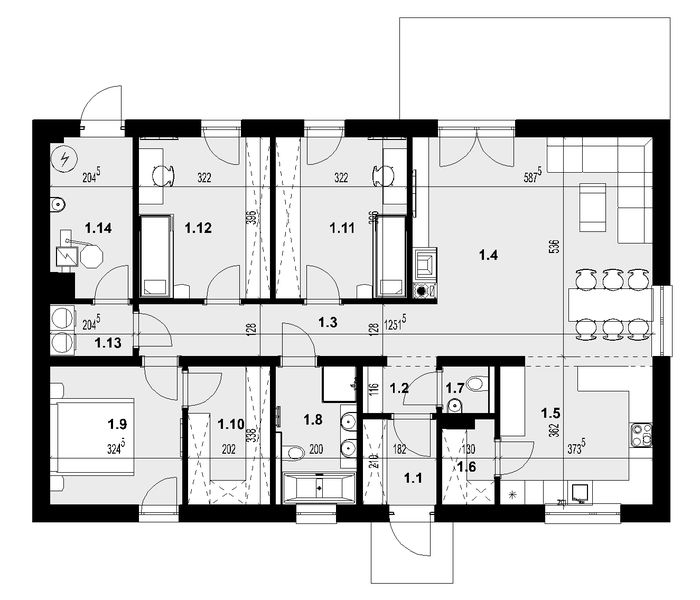 Parter projektu Nasz parterowy 120