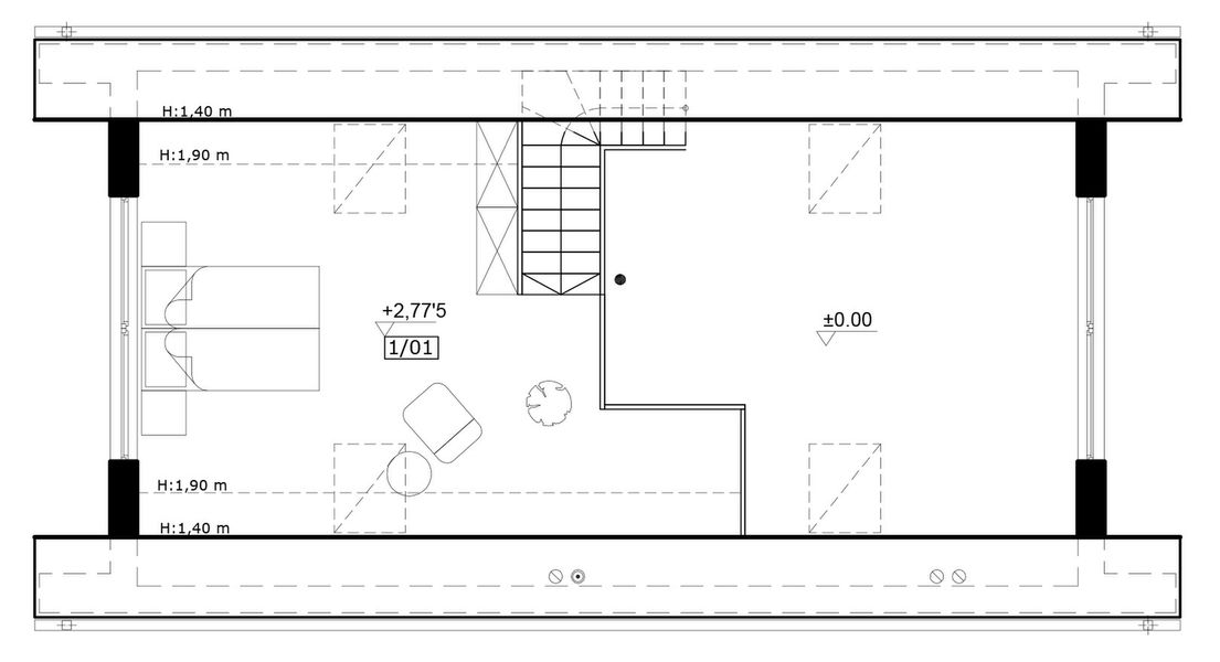 Poddasze projektu Karo