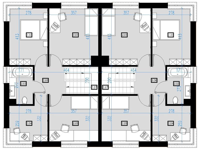 Piętro 1 projektu A04