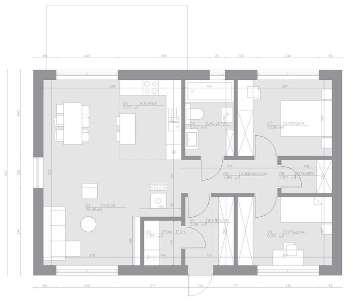 Parter projektu Dom szkieletowy Solo Smart 100
