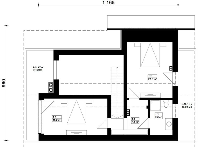 Poddasze projektu Zawrat