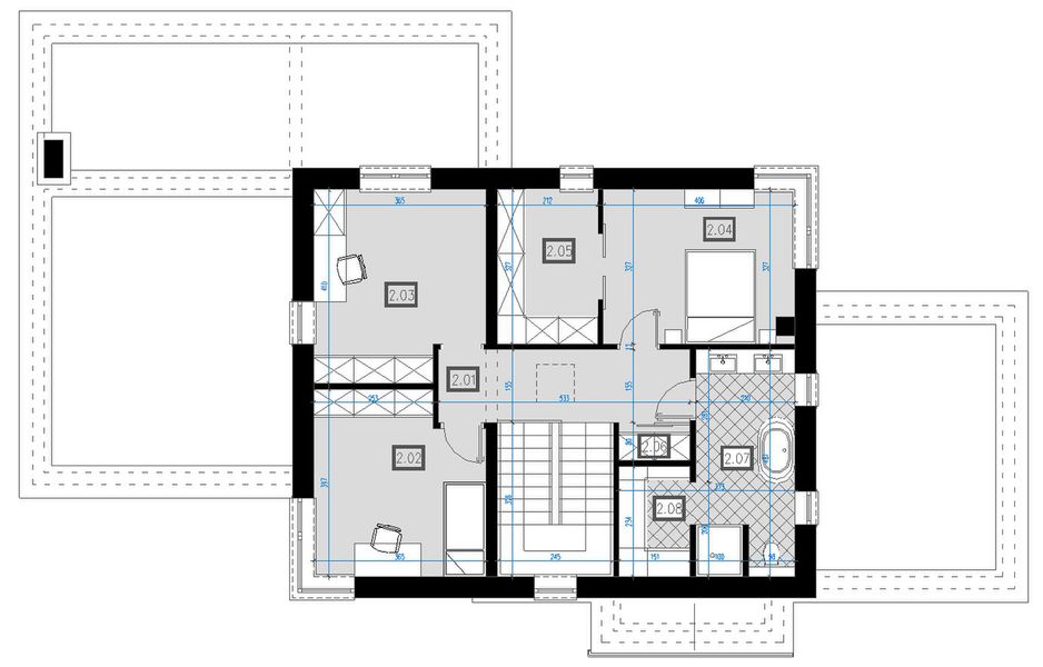 Piętro 1 projektu A13
