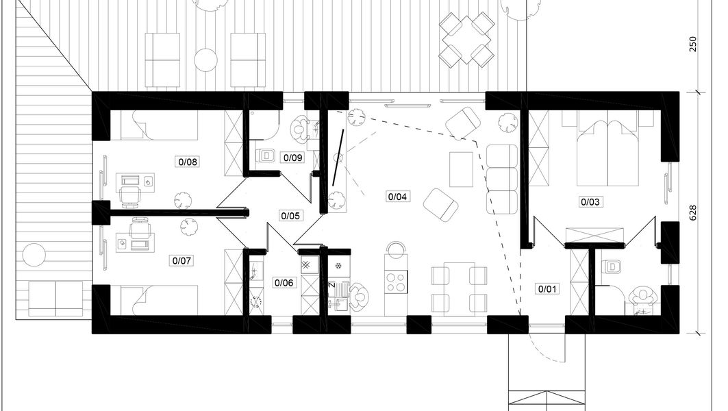 Parter projektu Kameralny 2 - murowany