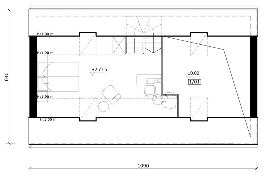Poddasze projektu Kantry 3
