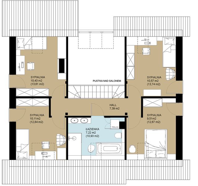 Poddasze projektu HG-C1N