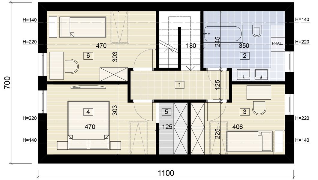 Poddasze projektu D3-95