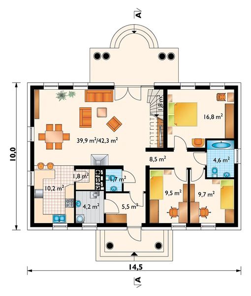 Parter projektu Aleksandria Tura (1756)