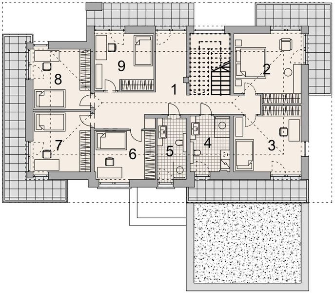 Piętro 1 projektu LK&1928