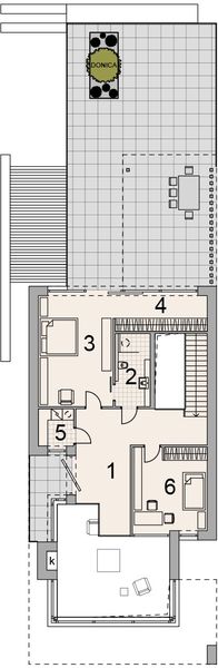 Piętro 1 projektu LK&1906