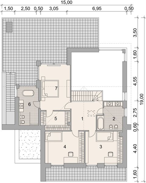Piętro 1 projektu LK&1841