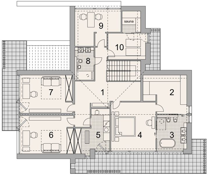 Poddasze projektu LK&1833